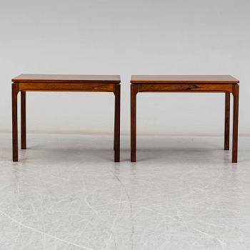 A pair of rosewood sidetables from Svensk Möbelindustri SMI, 1960's.