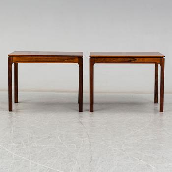 A pair of rosewood sidetables from Svensk Möbelindustri SMI, 1960's.