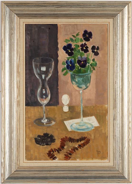 Arthur Percy, olja på duk, signerad och daterad 1957.