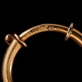 KLOCKKEDJA, 18K guld. Vikt ca 26 g.