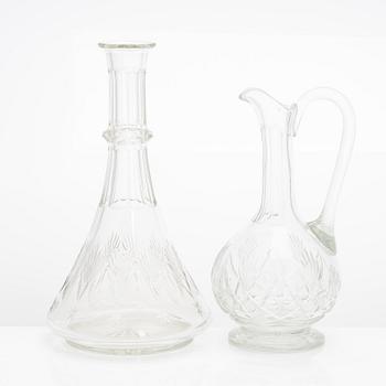 A 110-piece set of glassware from Riihimäen Lasi, Leo-, Yrjö and Aino series, mid- and latter half of the 20th century.