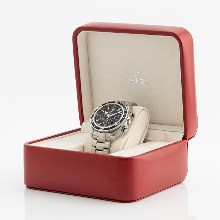 Omega, Seamaster, Planet Ocean, Chronometer, chronograph, wristwatch, 45,5 mm.