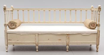 SOFFA, gustaviansk stil, 1800-tal.