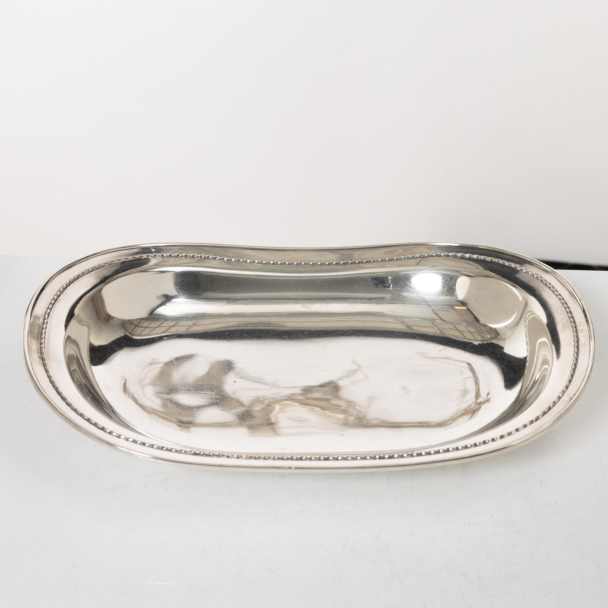 A Swedish silver bowl/dish, mark of Carl Fredrik Carlman, Stockholm 1932.