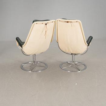 FÅTÖLJER ett par, Jetson, Bruno Mathsson, DUX, 1900-talets andra hälft.