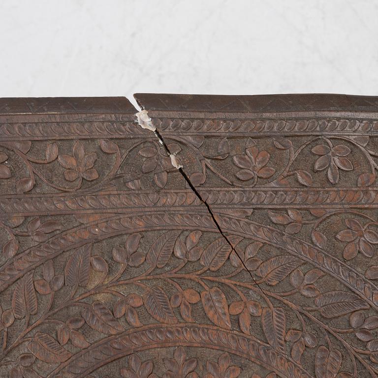 An Anglo-Indian hardwood folding Table, North India, circa 1880. .