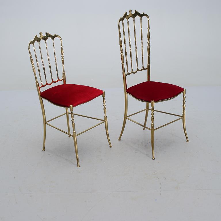 STOLAR, 2 st, Chiavari, Italien, 1900-talets mitt/andra hälft.