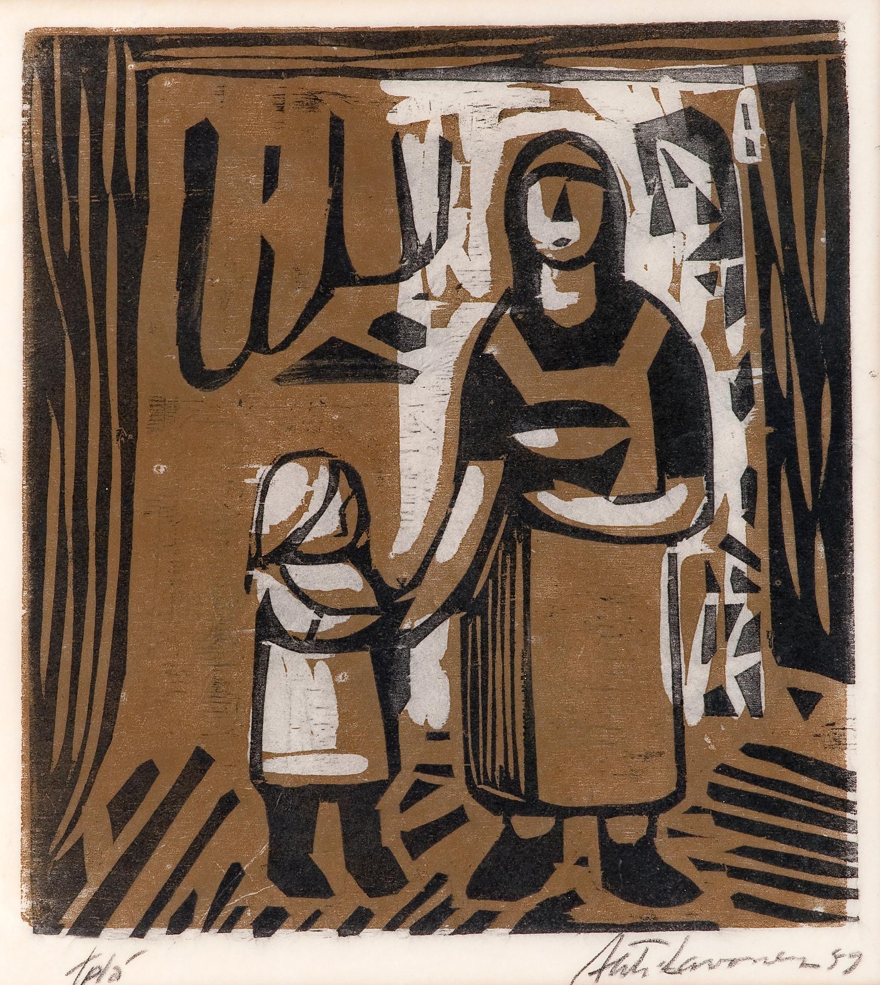 Ahti Lavonen, MOR OCH BARN.