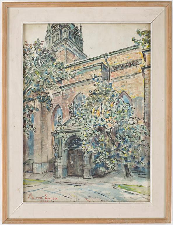 MIKAEL VON ESSEN, akvarell, signerad och daterad. 1963.