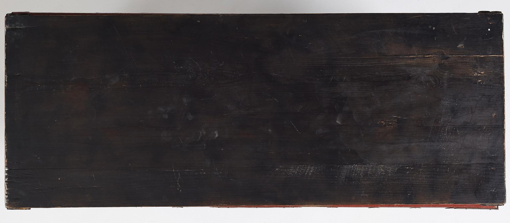 A Japanese lacquered and qilded Buddhist altar table or Butsudan.  Edo period (1603-1868).