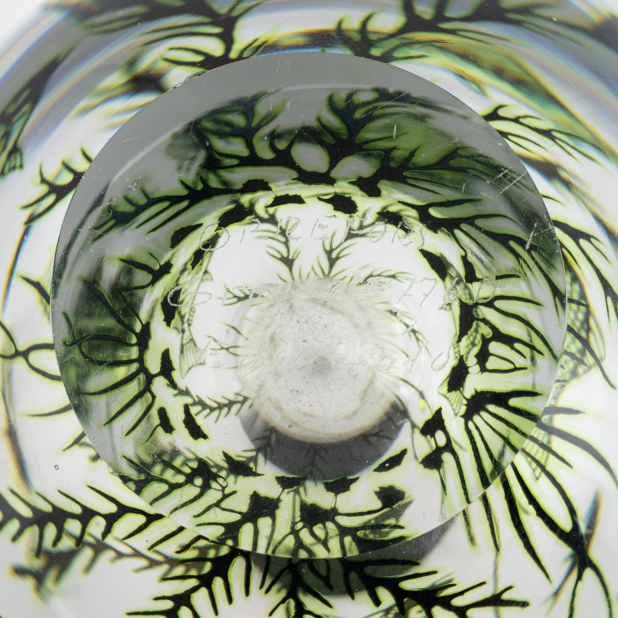 Edward Hald, vas, glas, "Fiskgraal", Orrefors.