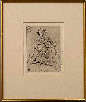 Paul Cézanne · PAUL CÉZANNE (FRANKRIKE), etsning.
