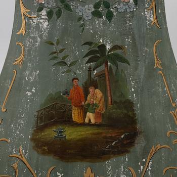 A Swedish Rococo longcase clock. The dial signed by Augustin Bourdillon, Stockholm.