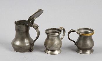 STOP SAMT 2 MUGGAR, tenn, bla England, 1800-tal.