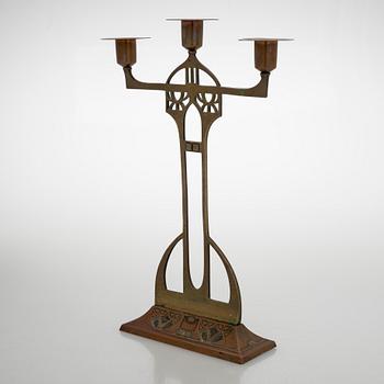 Candelabrum, WMF (Württembergische Metallwarenfabrik), early 20th century.