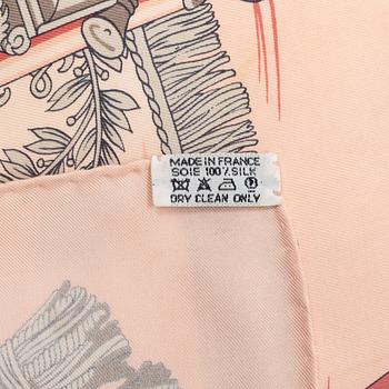 Hermès, scarf, "View of the Galley La Réale".