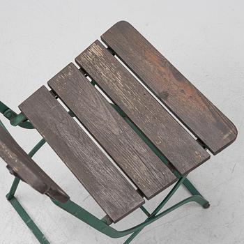 A seven-piece garden furniture suite, Tuve Osby Sweden, second half of the 20th Century.