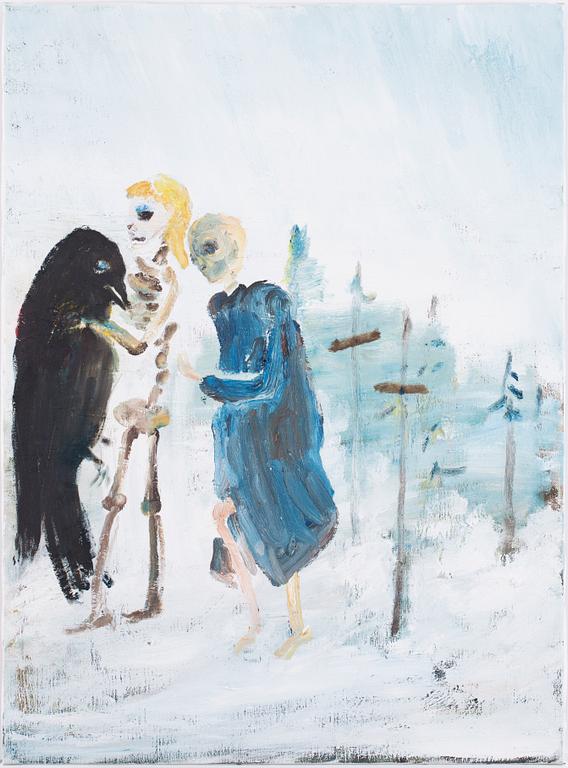 HANS WIGERT, oil on canvas, on verso signed and dated Stavsnäs 2013, 2014.