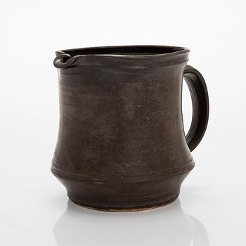 Kyllikki Salmenhaara, a stoneware jug signed KS.