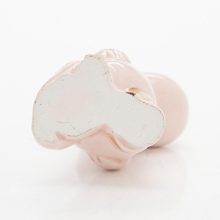 Leo Tykkyläinen, A ceramic 'Snorkmaiden' Moomin figurine from the 1950s-60s.