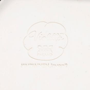 Birger Kaipiainen, decorative plate, ceramic, stamped "Violetta 1967 Arabia Finland Kaipiainen Invenit".