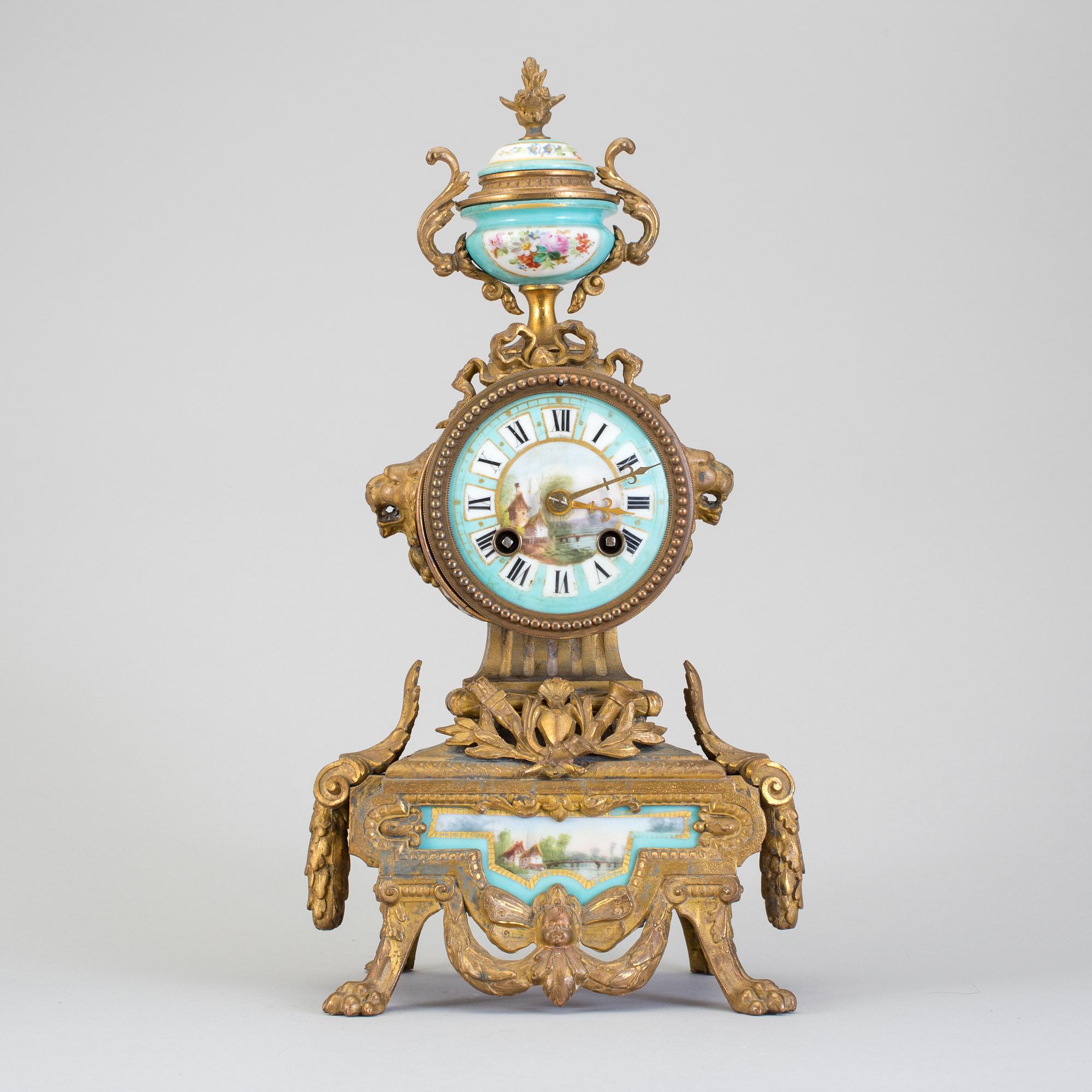 BORDSPENDYL, Brunfaut, Louis XVI-stil, sent 1800-tal.