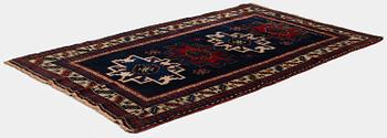 A Lesghi rug, North East Caucasus, signed, c. 230 x 135 cm.