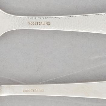 Bestick, 35 delar, sterlingsilver, 1900-tal.