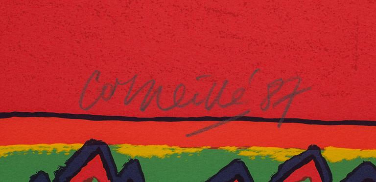 BEVERLOO CORNEILLE, färgserigrafi, signerad, numrerad HC 2/15 och daterad- 87.