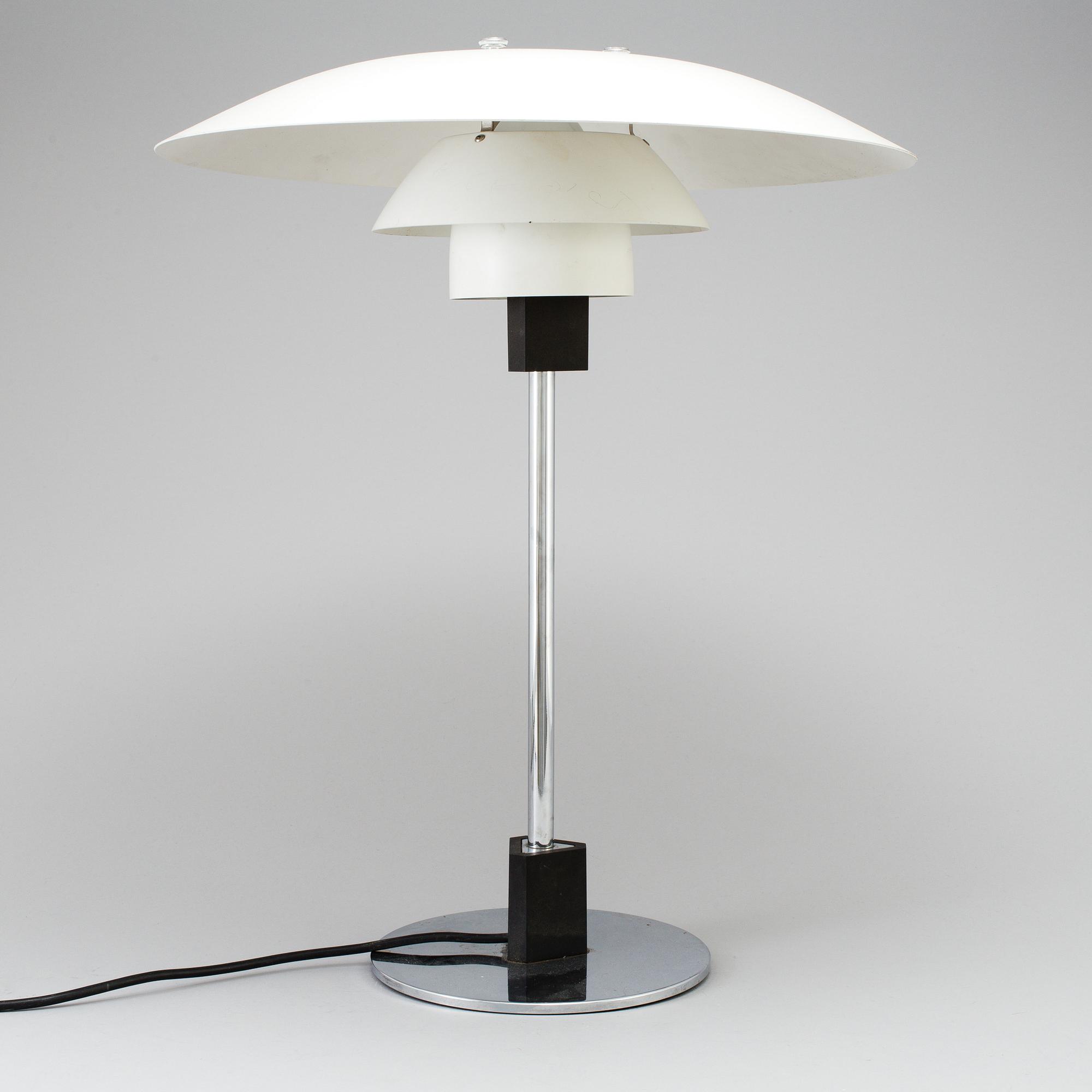 A "PH- 3/4" table lamp by Poul Henningsen, Louis Poulsen, Denmark.