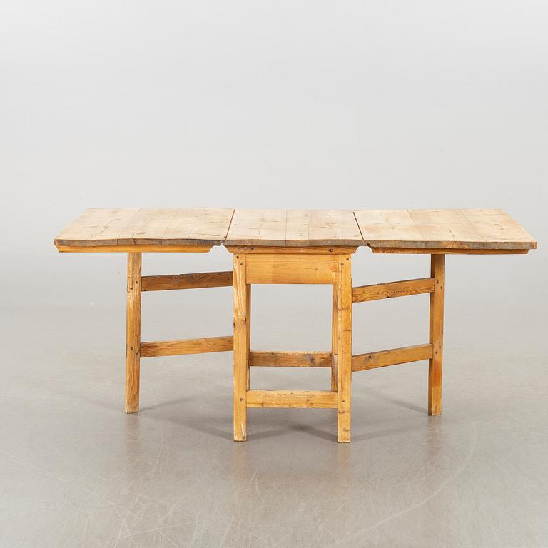 A Swedish 19th century gateleg table.