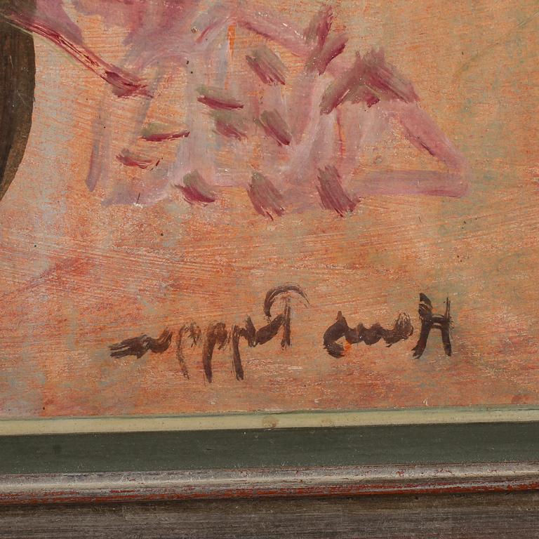 HANS RYGGEN, olja på papper/pannå, signerad och daterad 1946.