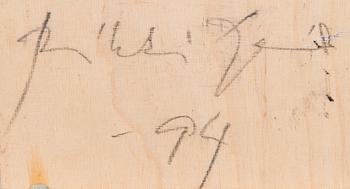 Heikki Marila, oil on board, a tergo signed and dated 1994.