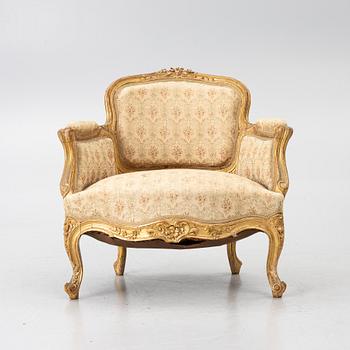 A Rococo style children’s armchair, 19th century.