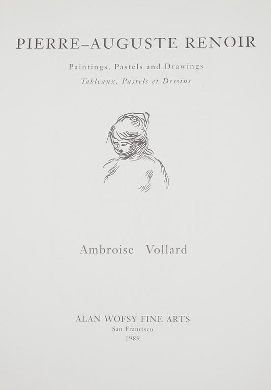 BÖCKER, 2 st. Konst. "Pierre August Renoir" Ambroise Vollard, "Rodin" Cécile Goldscheider.
