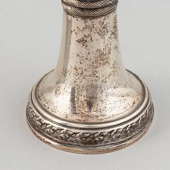 A parcel-gilt cup, maker's mark CG Hallberg, Stockholm, 1906.