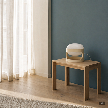 Joe Colombo, Table lamp, KD 27, "Sinjet", Husqvarna, 1960s/70s.