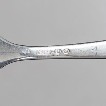 A Norwegian silver cutlery set, “Oseberg”, Thorvald Marthinsen Sølvvarefabrikk, Tønsberg (69 pieces).