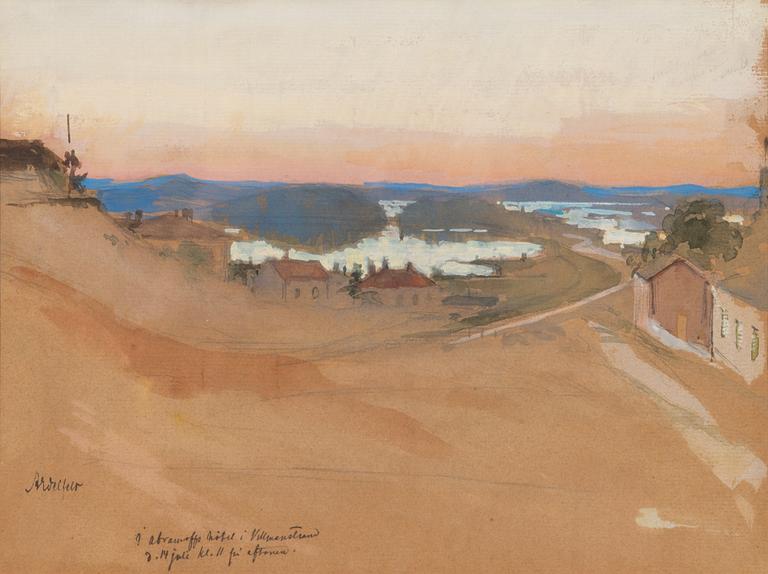 Albert Edelfelt, Näkymä Lappeenrannasta.