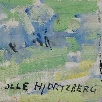 OLLE HJORTZBERG, olja på duk, sign.