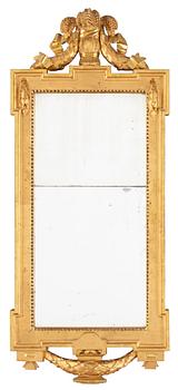 628. A Gustavian 1780's mirror by J. Åkerblad.