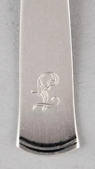 KAFFESKEDAR, 15 st, silver, modell Rosenholm. Vikt ca 228 g.