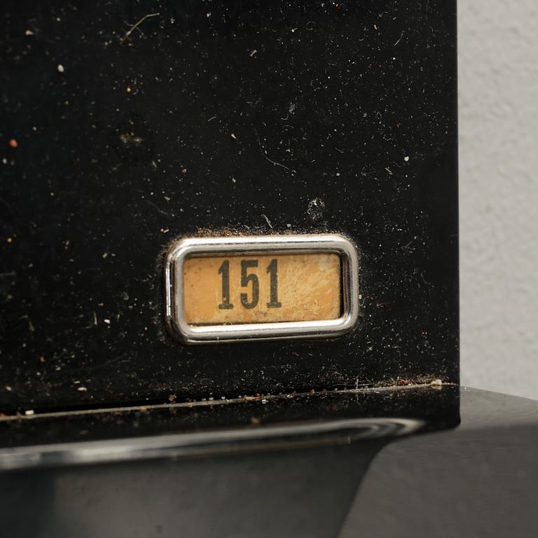 VÄGGTELEFON, Kungliga Telegrafverkets verkstad, Nynäshamn, 1900-talets första kvartal.