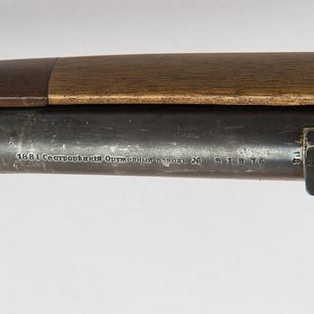 Kivääri, Berdan II, jalkaväelle, m/1870, Venäjä, 1881.