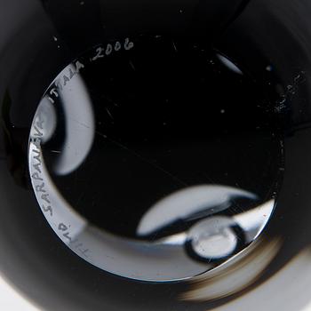 A GLASS SCULPTURE, "Claritas", signed Timo Sarpaneva Iittala 2006.