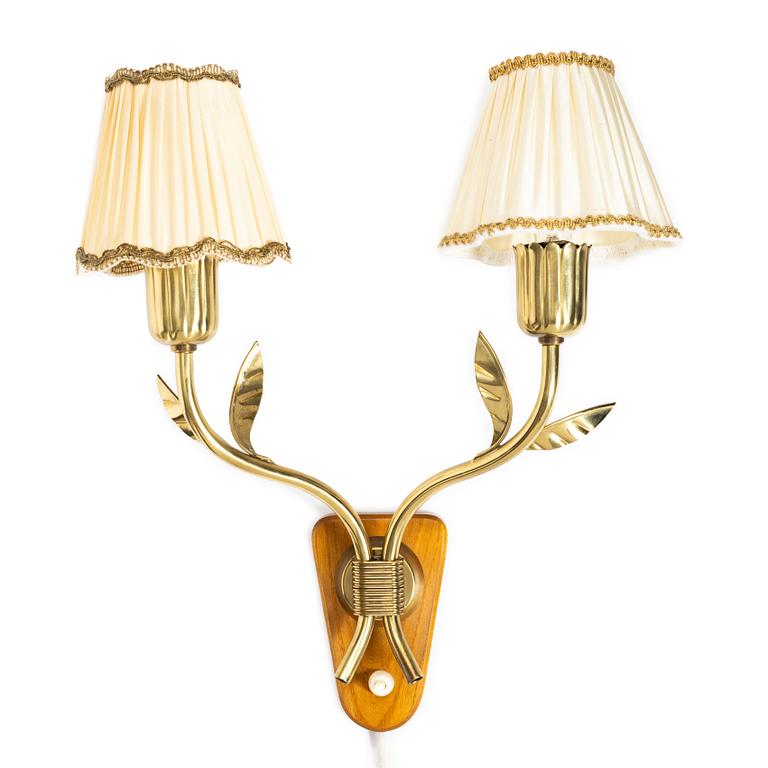 Harald Notini, a wall lamp model 8651, Arvid Böhlmarks Lampfabrik, Stockholm, 1940s.