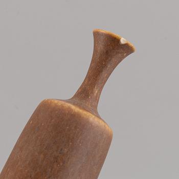 A set of 21 stoneware miniature vases and a bowl, including Höganäs.