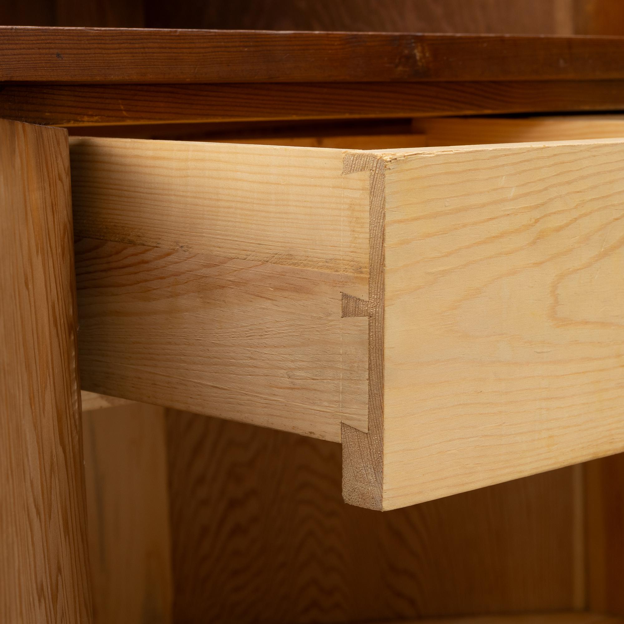 Corner cabinet, sports cabin furniture, mid-20th century.