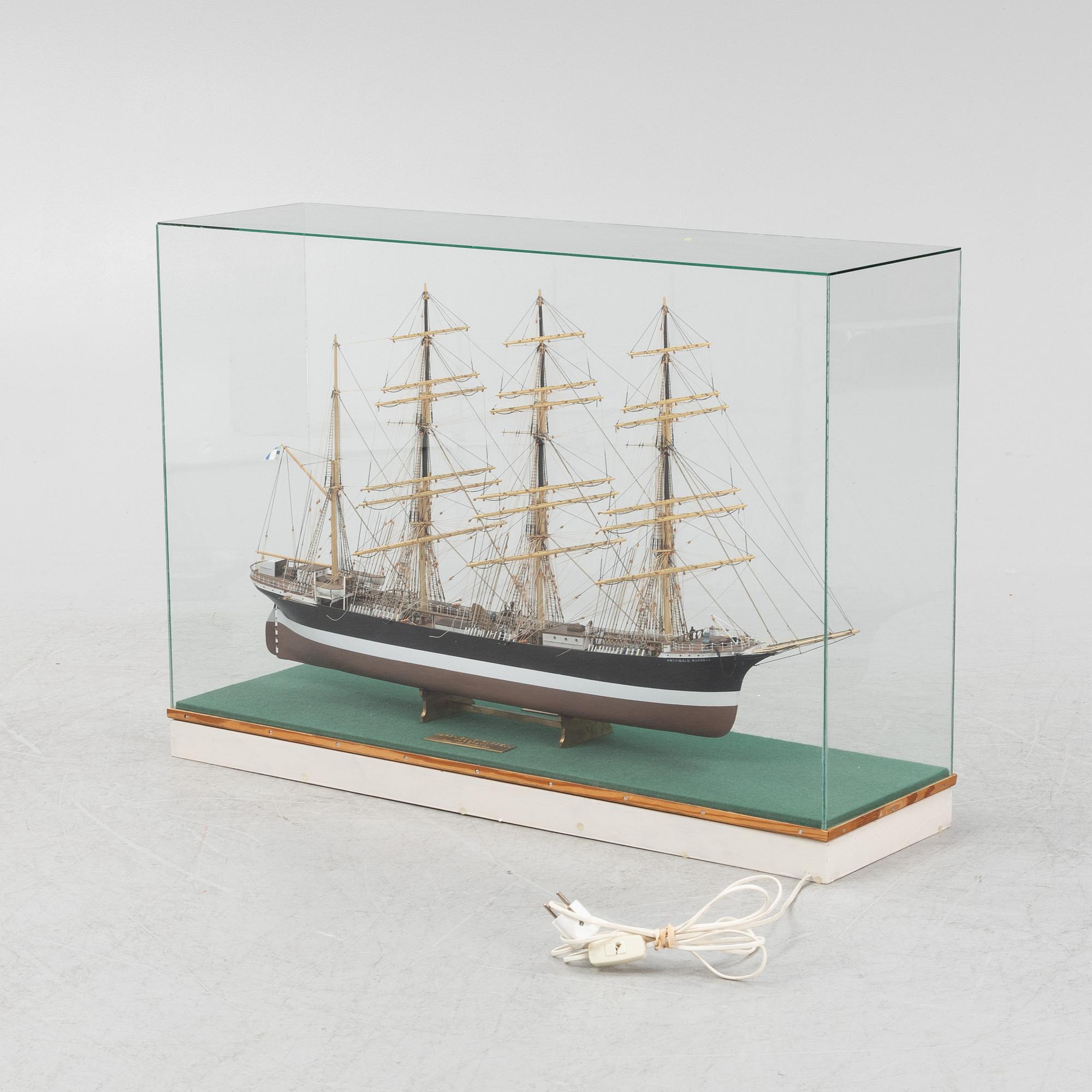 Fartygsmodell, 1900-talets andra hälft.