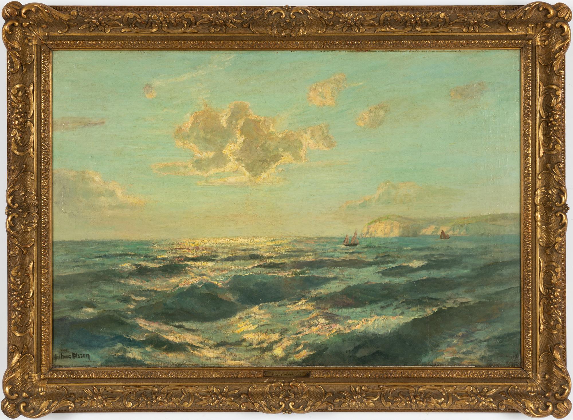 Julius Olsson, Translation: "Afternoon on the Isle of Wight".